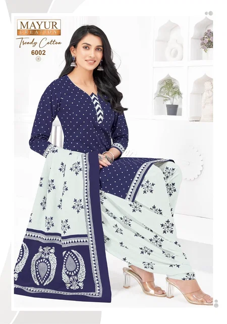 Trendy Cotton Vol 6 By Mayur Cotton Printed Dress Material Wholesale Online